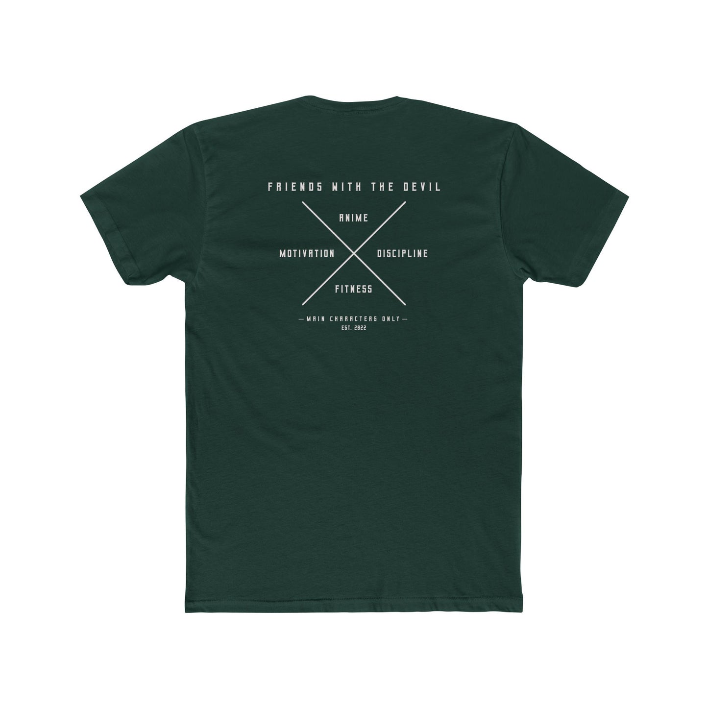 Motivation x Discipline Cotton Crew Tee