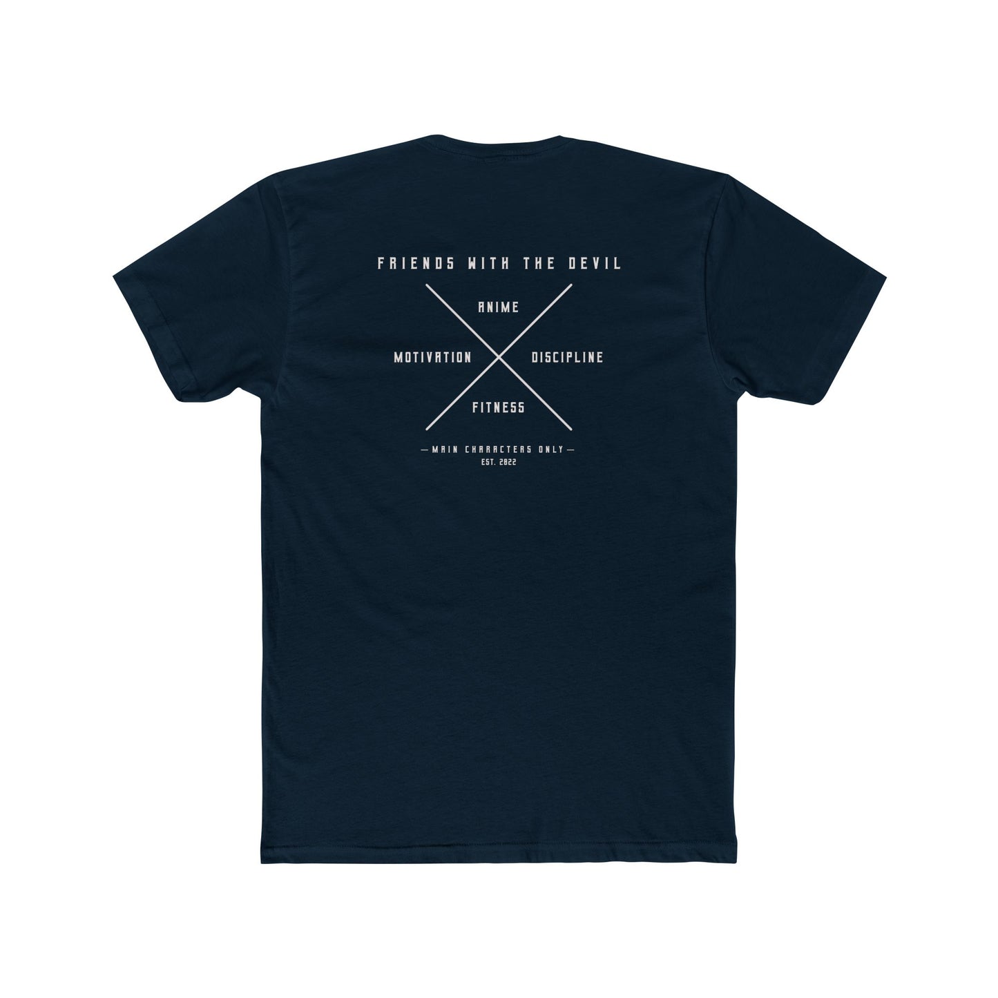 Motivation x Discipline Cotton Crew Tee