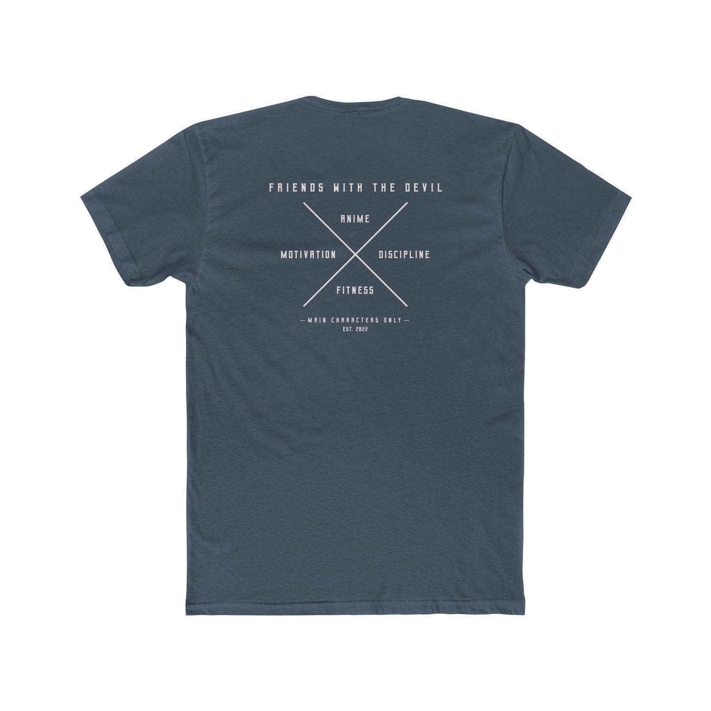Motivation x Discipline Cotton Crew Tee