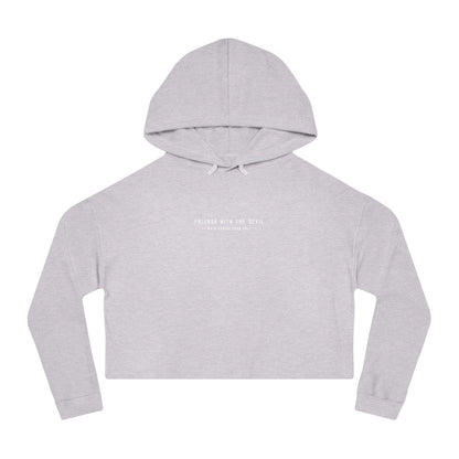 Muscle Mommy Cropped Hooded Sweatshirt