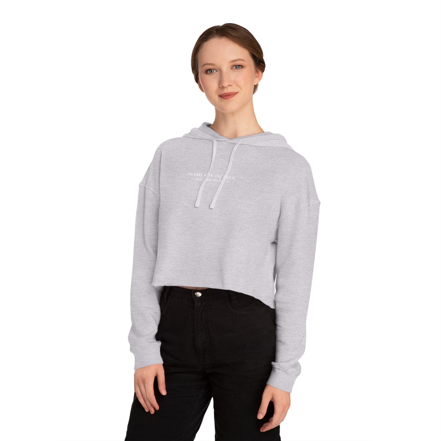 Muscle Mommy Cropped Hooded Sweatshirt