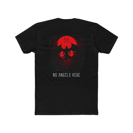 No Angels Here Cotton Crew Tee